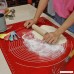 Webake Silicone Pastry Mat Baking Mat Rolling Dough with Measurements (Red 27.5 X 19.6inch) - B01MRMZSLM